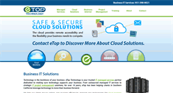 Desktop Screenshot of etoptechnology.com